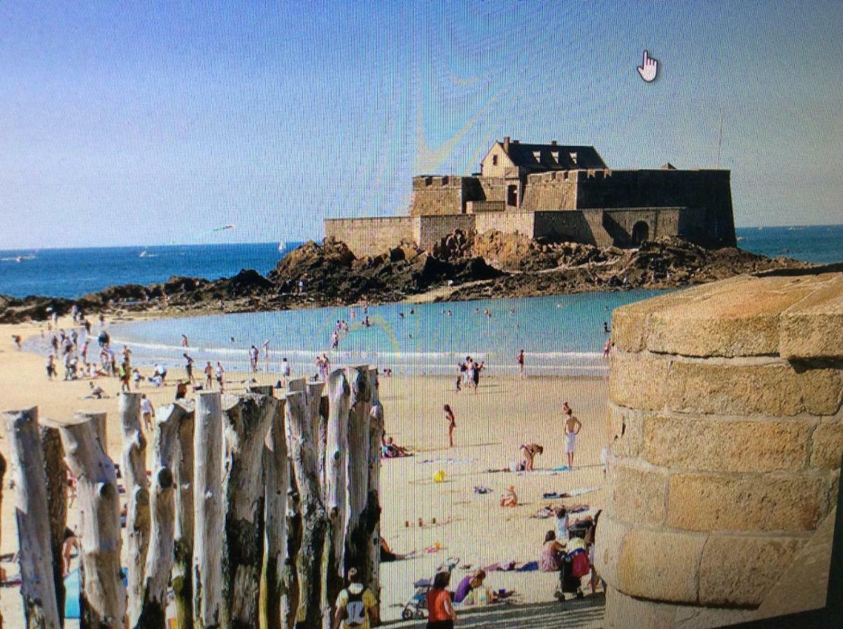 Le Dauphine 20M De La Plage แซ็งต์มาโล ภายนอก รูปภาพ
